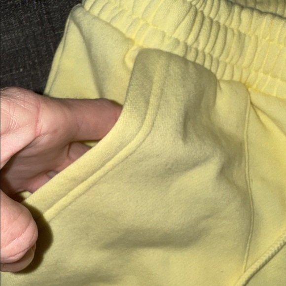 PINK Victoria's Secret Light Yellow Athletic Shorts - Picture 5 of 6